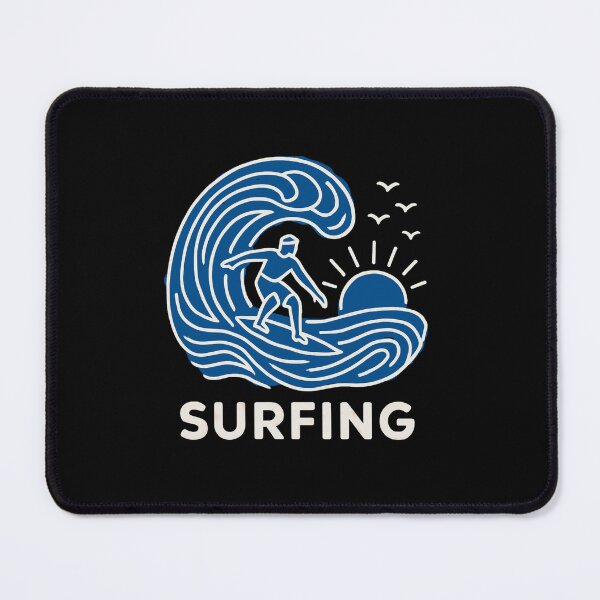 Item preview, Surfing Wave Badge designed and sold by SiarheiYur.