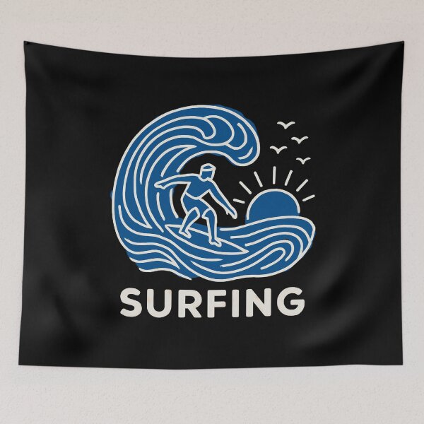 Item preview, Surfing Wave Badge designed and sold by SiarheiYur.