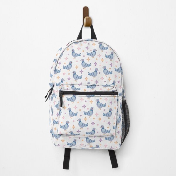 Item preview, Cute Colourful Pigeons and Stars Pattern designed and sold by winterpumpkin.