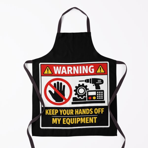 Item preview, WARNING: KEEP YOUR HANDS OFF MY EQUIPMENT designed and sold by Beluga Cat.