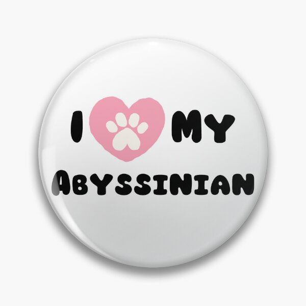 Item preview, I Love My Abyssinian designed and sold by lydia-hannah.