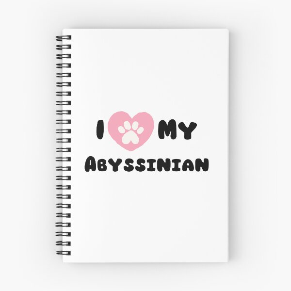 Item preview, I Love My Abyssinian designed and sold by lydia-hannah.
