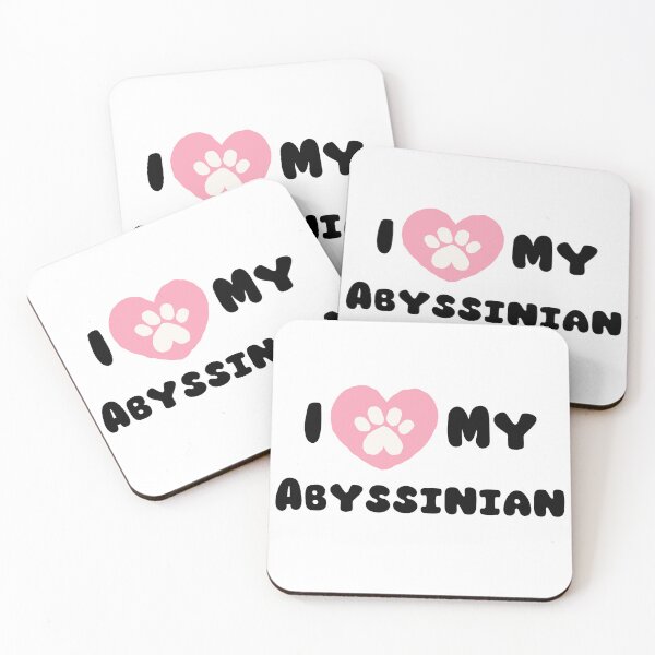 Item preview, I Love My Abyssinian designed and sold by lydia-hannah.
