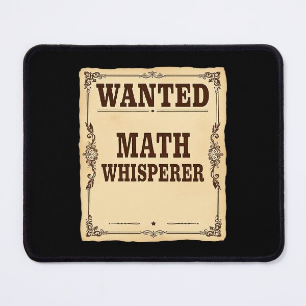 Item preview, Wanted: Math Whisperer – Vintage Western Math Teacher Gift. designed and sold by Endless7Art.