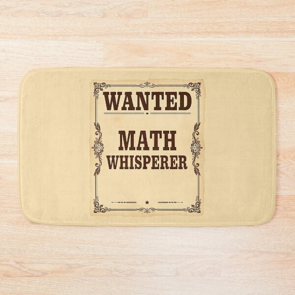 Item preview, Wanted: Math Whisperer – Vintage Western Math Teacher Gift. designed and sold by Endless7Art.