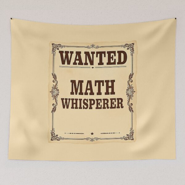 Item preview, Wanted: Math Whisperer – Vintage Western Math Teacher Gift. designed and sold by Endless7Art.