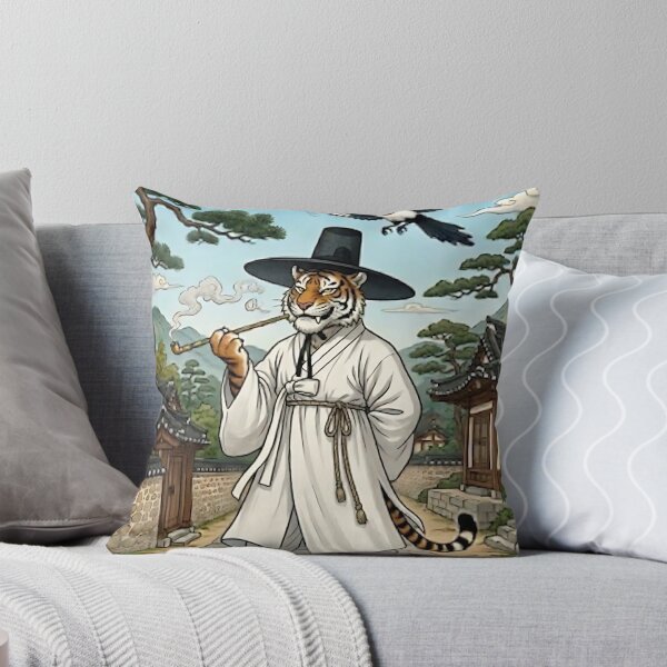 Item preview, Korean Minhwa Tiger and Magpie designed and sold by K-Tradition.