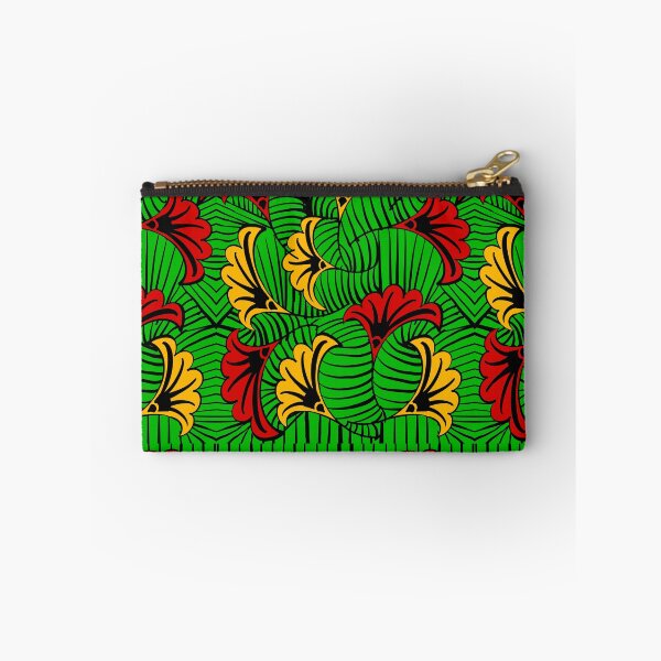 Item preview, Traditional Ghanaian Kente Cloth Pattern - Red Green Yellow designed and sold by Artonmytee.