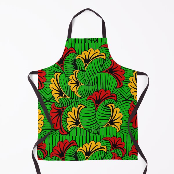 Item preview, Traditional Ghanaian Kente Cloth Pattern - Red Green Yellow designed and sold by Artonmytee.