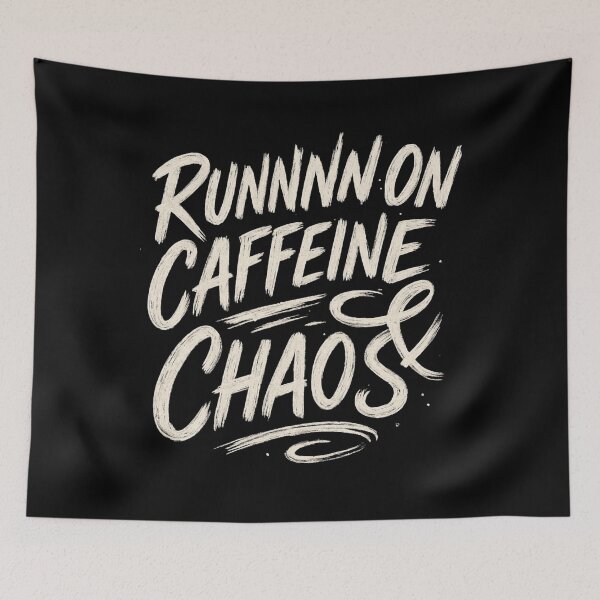 Item preview, Running On Caffeine Chaos designed and sold by SiarheiYur.