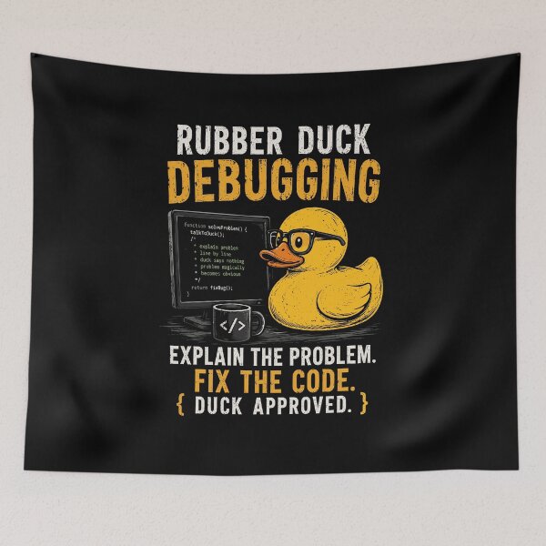 Item preview, Rubber Duck Debugging designed and sold by aipolohu.