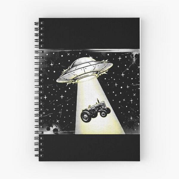 Item preview, UFO Alien Abduction Tractor Graphic Tee designed and sold by TeNovaStudio.