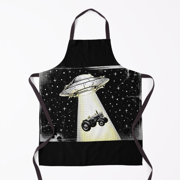 Item preview, UFO Alien Abduction Tractor Graphic Tee designed and sold by TeNovaStudio ⭐⭐⭐⭐⭐.