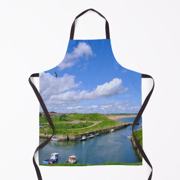 Item preview, Seaton Sluice Harbour with Seagull in Flight designed and sold by Violaman.