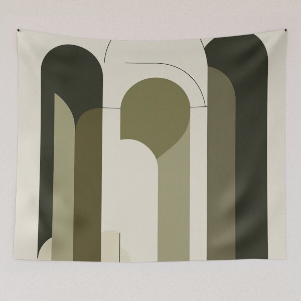 Item preview, Mid Century Astrological Symbols Blockprint Print designed and sold by EnmarcArt.