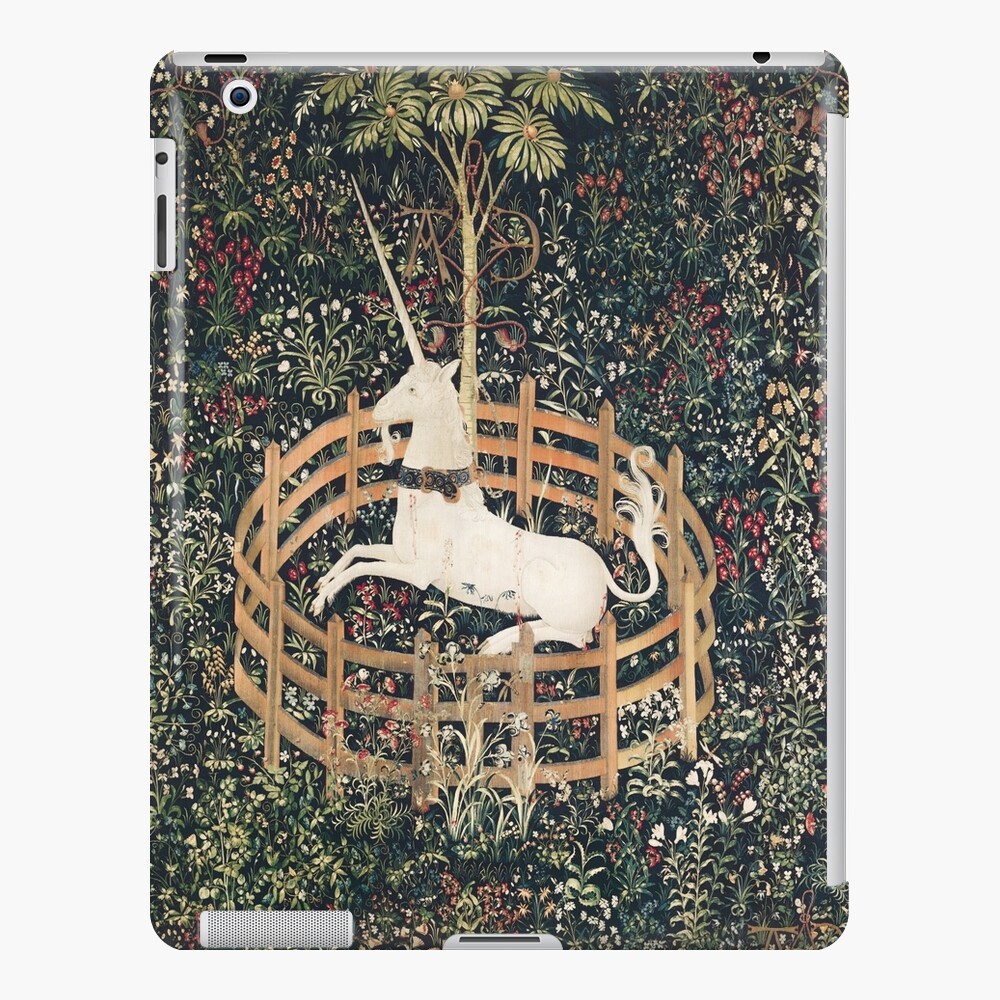 The Unicorn in Captivity Art Print for Sale by vintage wall art  Redbubble