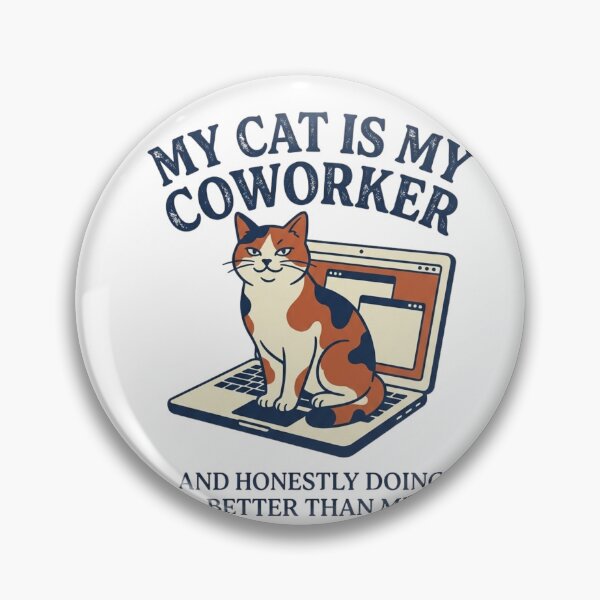 Item preview, My Cat is My Coworker and Honestly Doing Better Than Me designed and sold by SleepyPanda_Designs.