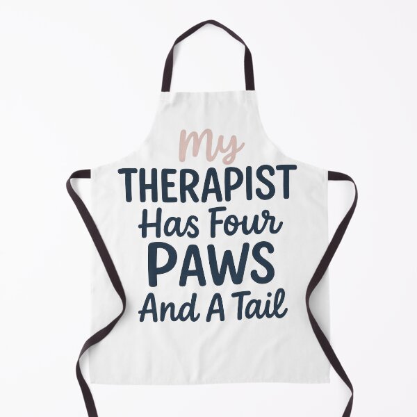Item preview, My Therapist Has Four Paws T-Shirt designed and sold by RhapsodyVariety.