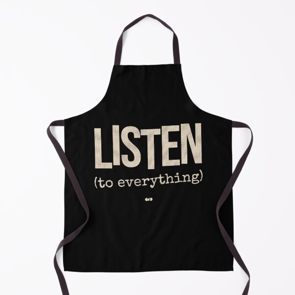 Item preview, Listen To Everything | Minimalist Halftone Mindfulness Graphic Tee | Music Mental Health Shirt designed and sold by Decorador de Corazones.