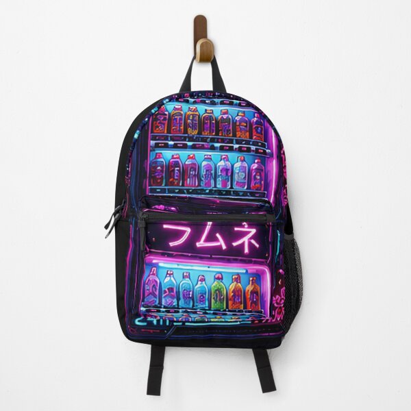 Item preview, Cyberpunk Ramune Vending Machine — Neon Japanese 24h Street Art designed and sold by kummo-0319.
