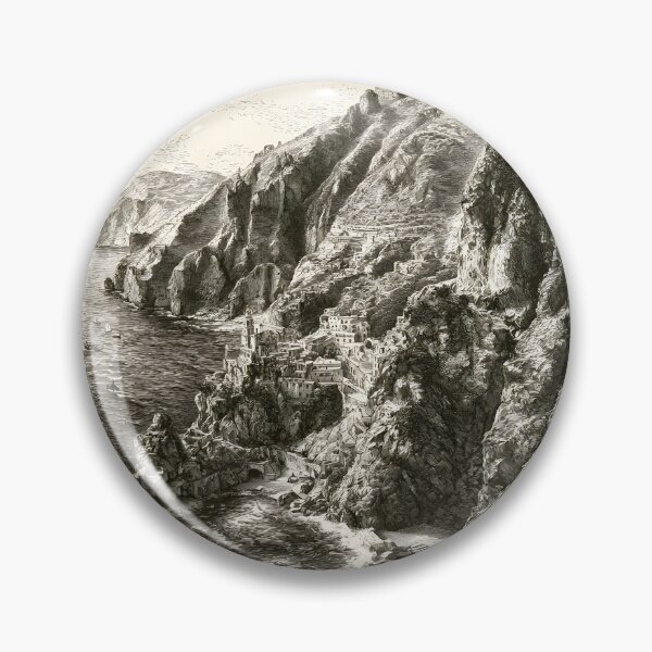 Item preview, Amalfi Coast Sunset Sailing Italy Design designed and sold by DolceVitalyDesign.