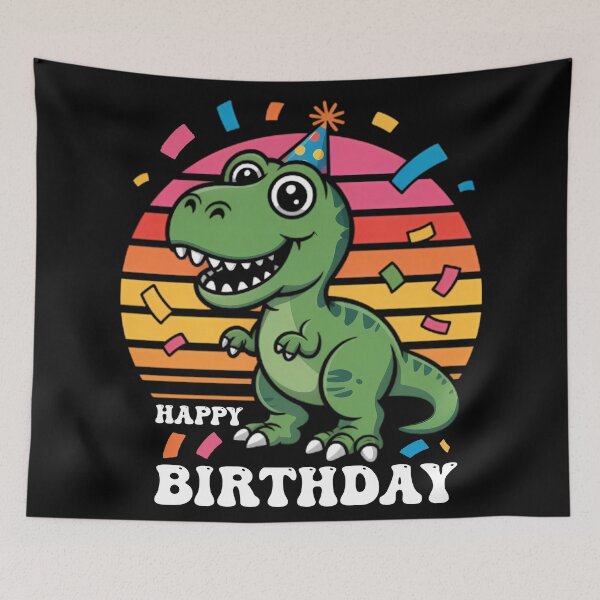 Item preview, Happy Birthday Dinosaur Party designed and sold by Stick-Artistry.
