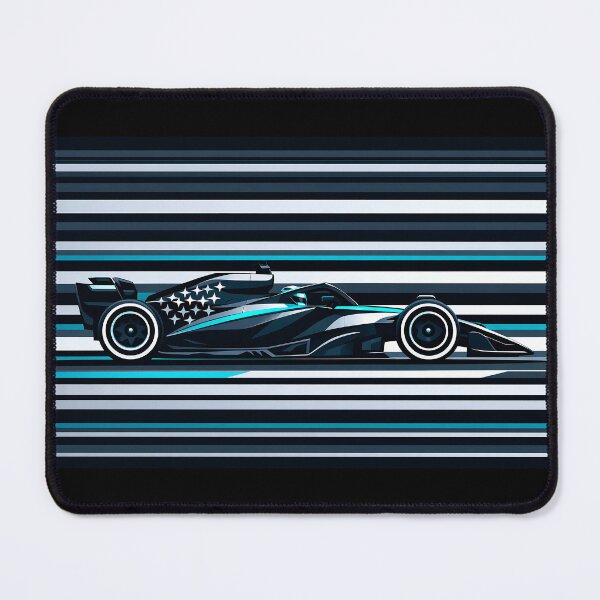 Item preview, George Russell Mercedes F1 Side View designed and sold by PitWallArt.