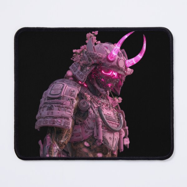 Item preview, Neon Oni Samurai – Pink Cyber Warrior designed and sold by Neo Tokio.