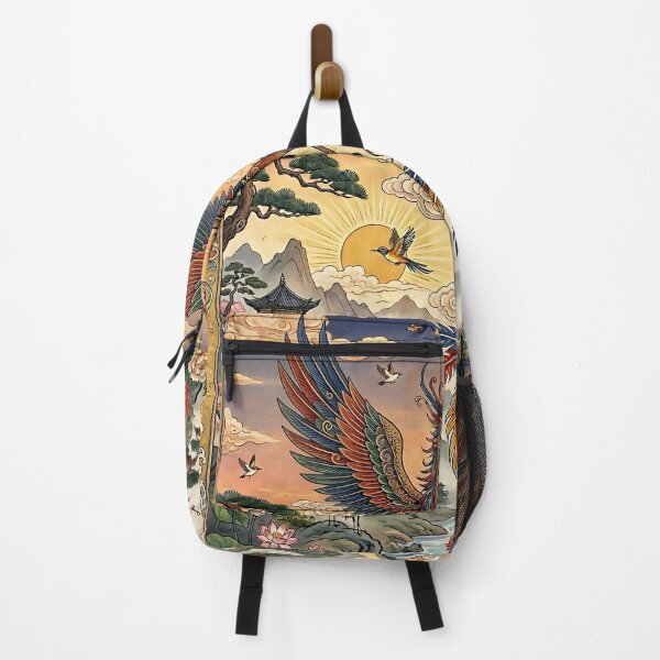 Item preview, Soaring Korean Phoenix in Traditional Minhwa Style designed and sold by K-Tradition.