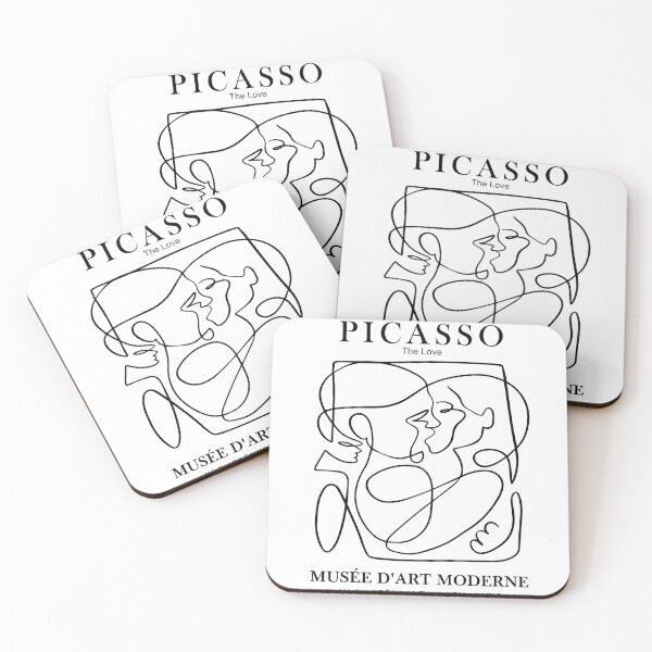 Item preview, Picasso love abstract line art designed and sold by benjaminmayer99.