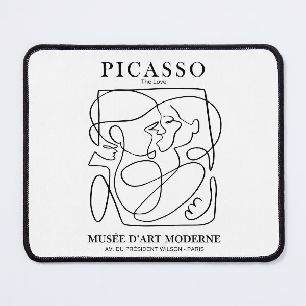 Item preview, Picasso love abstract line art designed and sold by benjaminmayer99.