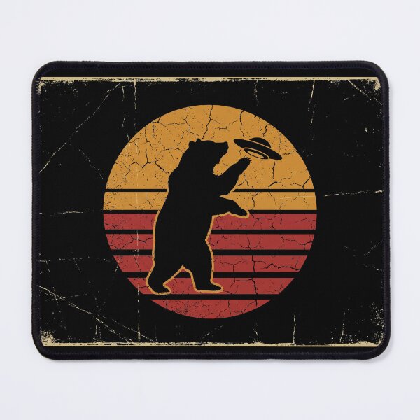 Item preview, Vintage Retro Sunset Bear UFO Shirt designed and sold by TeNovaStudio.