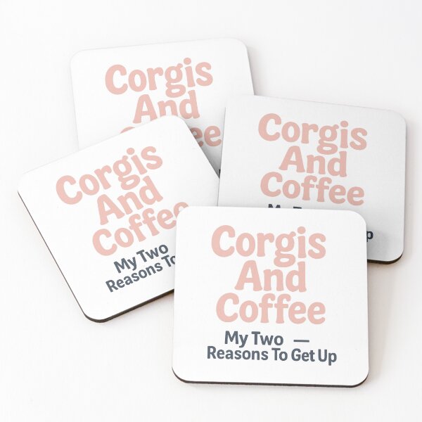 Item preview, Corgis And Coffee Funny T-Shirt designed and sold by RhapsodyVariety.