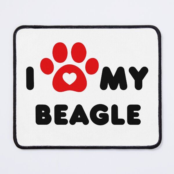 Item preview, I Love My Beagle designed and sold by lydia-hannah.