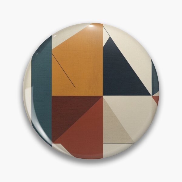 Item preview, Abstract Geometric Mural Arches Earth Tones designed and sold by EnmarcArt.