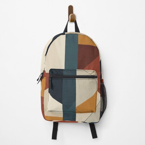 Item preview, Abstract Geometric Mural Arches Earth Tones designed and sold by EnmarcArt.