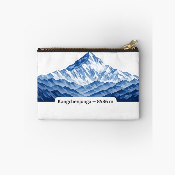 Item preview, Kangchenjunga 8586 m – Minimalist Mountain Peak Illustration designed and sold by Gabe1983.