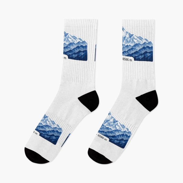 Item preview, Kangchenjunga 8586 m – Minimalist Mountain Peak Illustration designed and sold by Gabe1983.