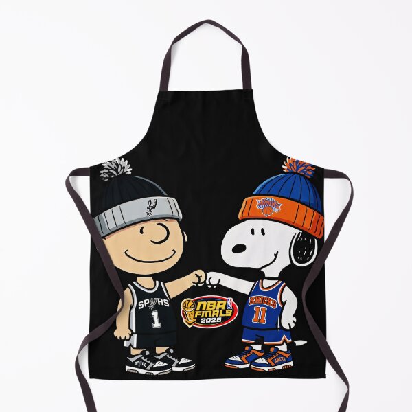 Item preview, Spurs 1 Knicks 11 NBA Finals 2026 Peanuts Basketball San Antonio New York Fan Matchup designed and sold by CalyZOam99.