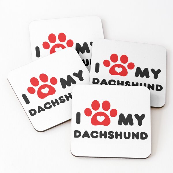 Item preview, I Love My Dachshund designed and sold by lydia-hannah.