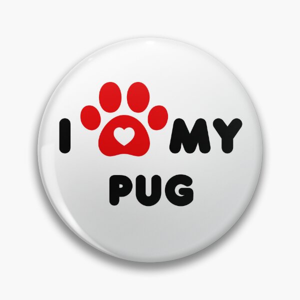 Item preview, I Love My Pug designed and sold by lydia-hannah.