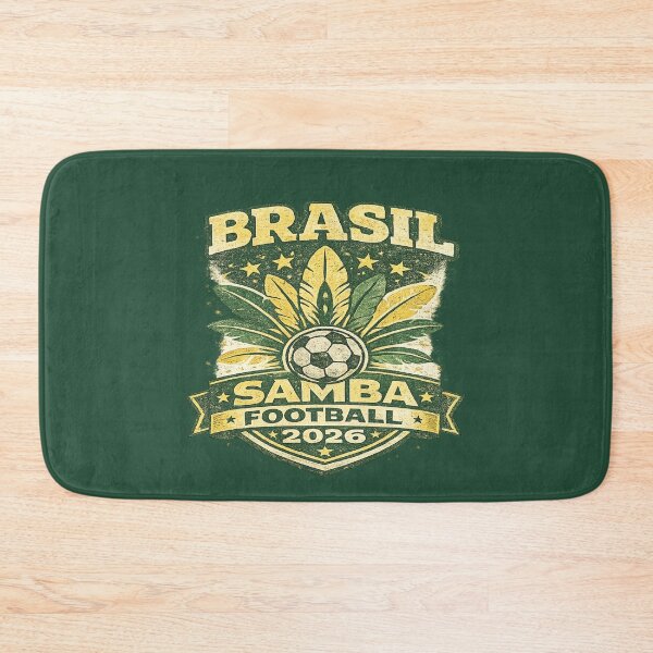 Item preview, Brasil Samba Football 2026 Retro Vintage Soccer Fan T-Shirt designed and sold by ArthUpscale.