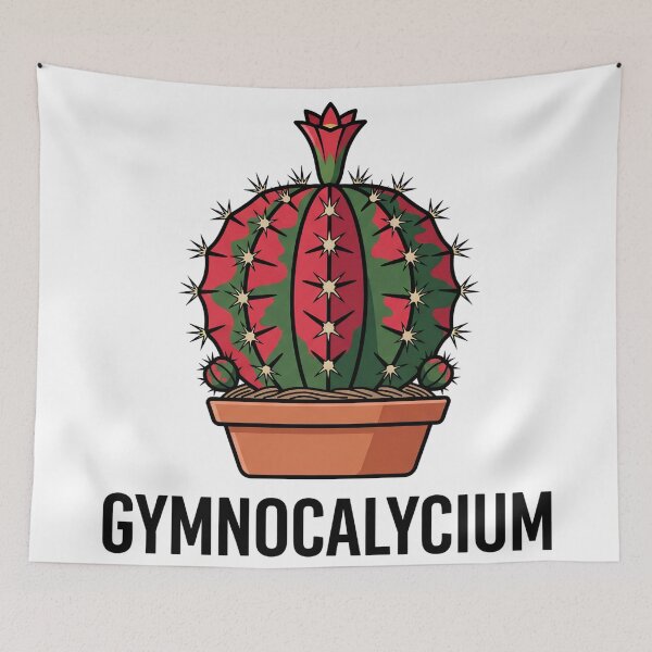 Item preview, Retro Streetwear Gymnocalycium Variegata Cactus Graphic designed and sold by GreenDivisionJP.