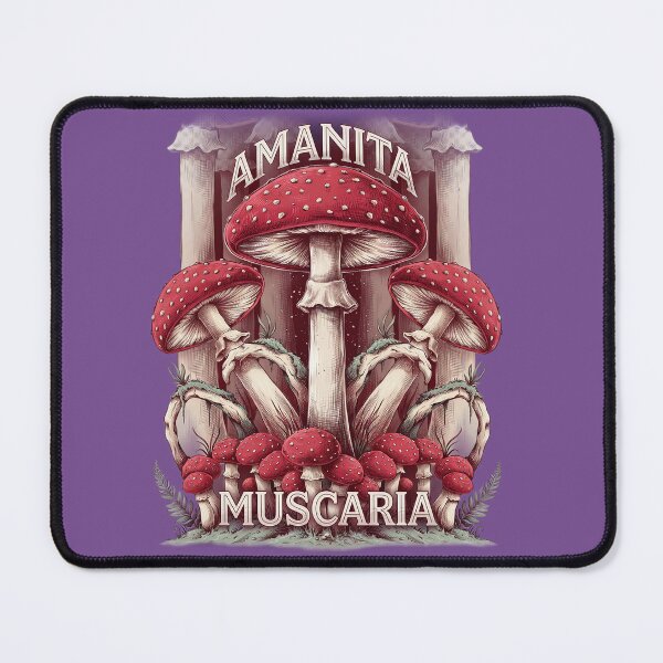 Item preview, Amanita Muscaria Collection | Mystical Mushroom Art designed and sold by Hadamah.