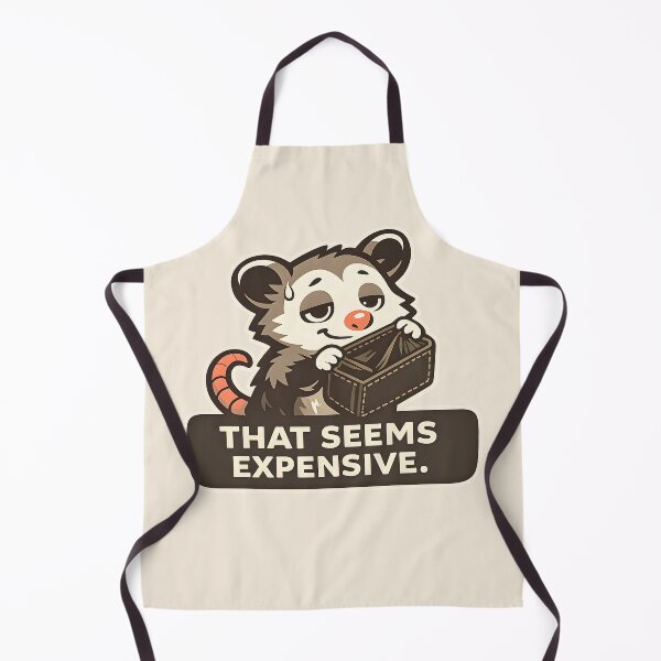 Item preview, That Seems Expensive Money Anxiety Possum Funny Finance Humor Quote Design designed and sold by Artistry in Motion by MADsrecreation.