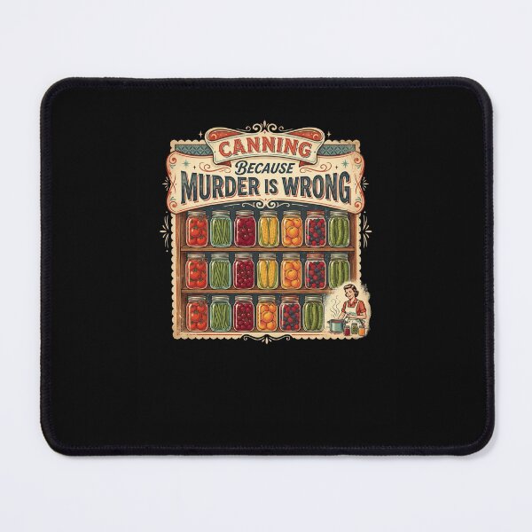 Item preview, Canning Because Murder Is Wrong Funny Preserving designed and sold by snowry.