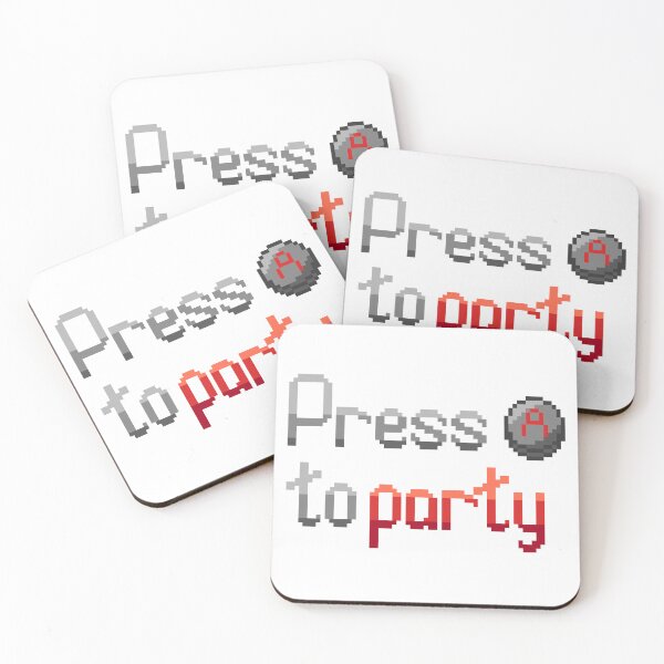 Item preview, Press A to party designed and sold by CyberphnxArtz.
