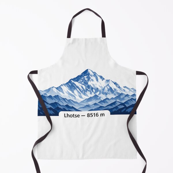 Item preview, Lhotse 8516 m – Minimalist Mountain Peak Illustration designed and sold by GabeMountainArt.