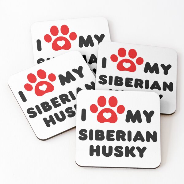 Item preview, I Love My Siberian Husky designed and sold by lydia-hannah.