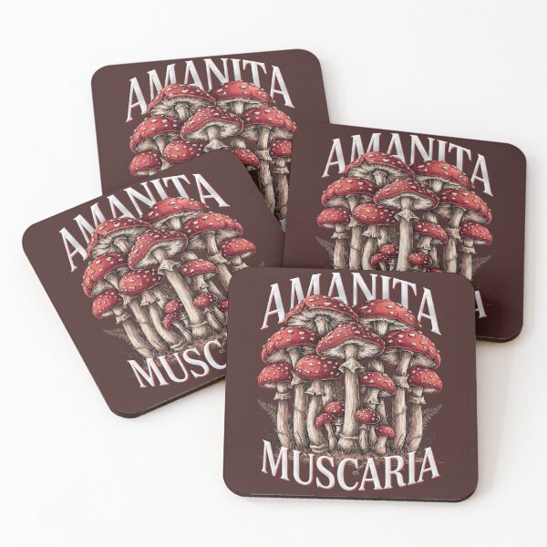 Item preview, Amanita Muscaria Collection | Mystical Mushroom Art  designed and sold by Hadamah.